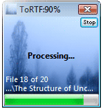Atrise ToRTF Screenshot